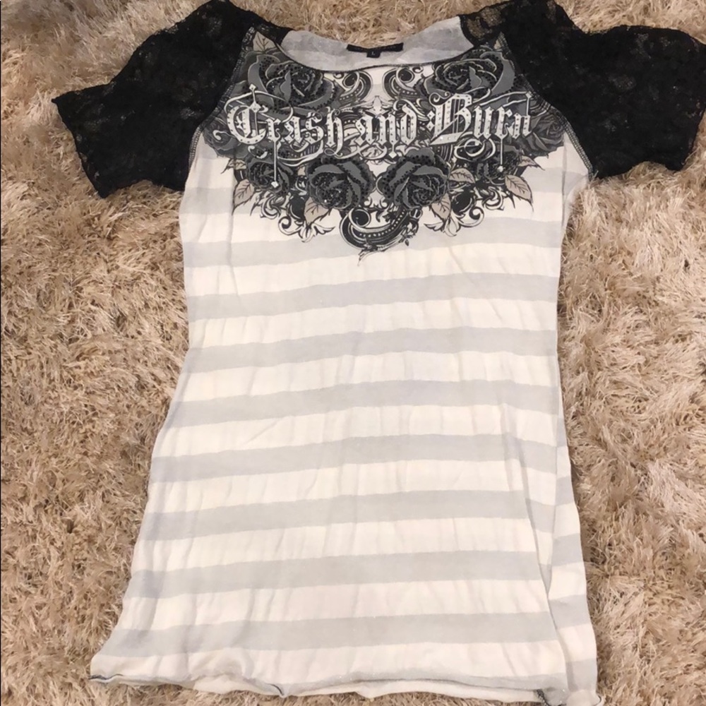 Crash and Burn size large women’s shirt